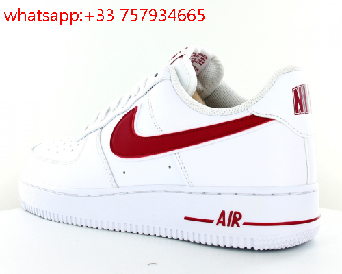 nike air force rouge et blanche